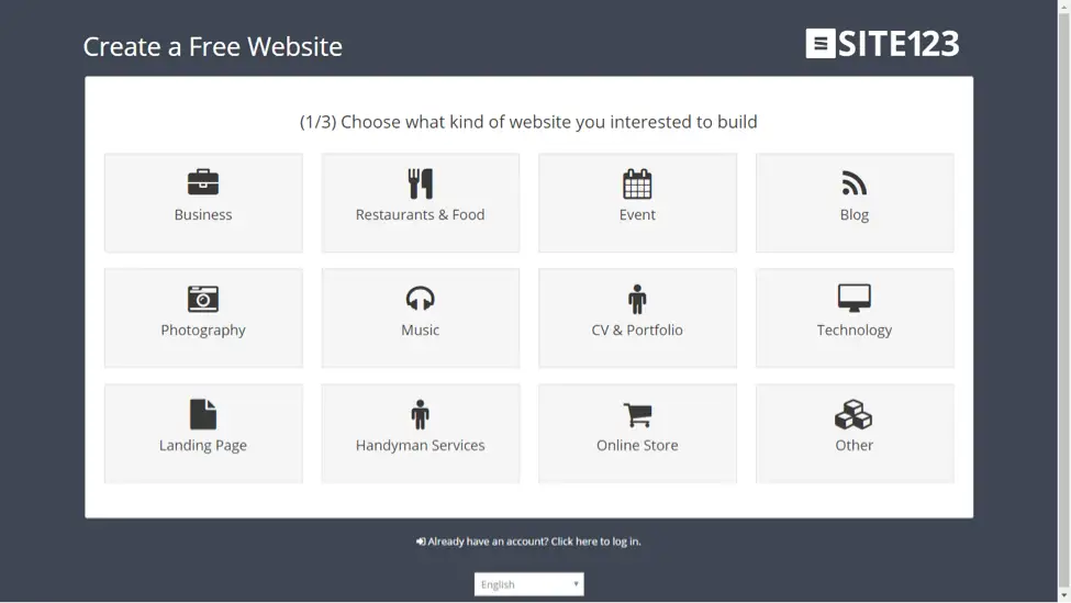 Choose category