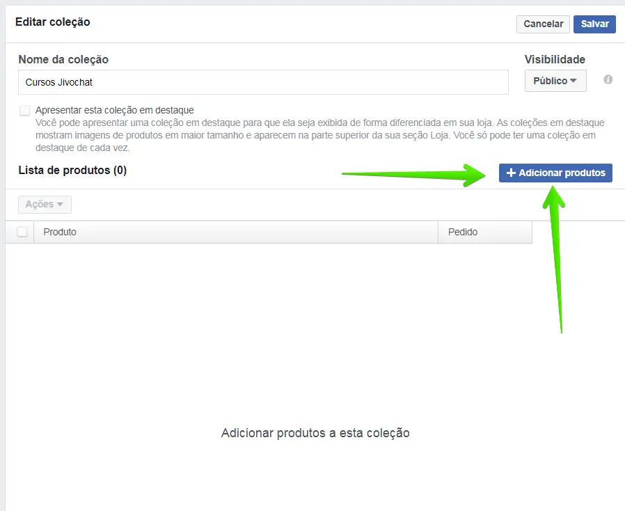 Adicionarprodutos