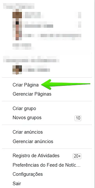 Criar Página