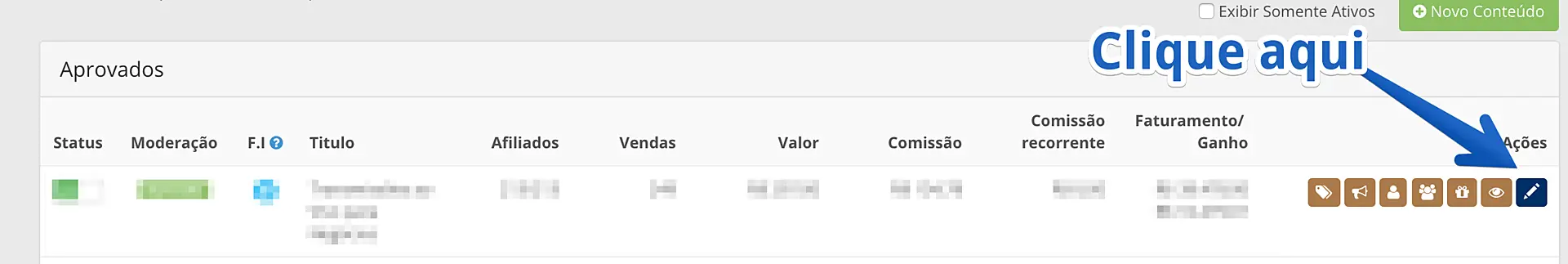 Editar Produto na Eduzz
