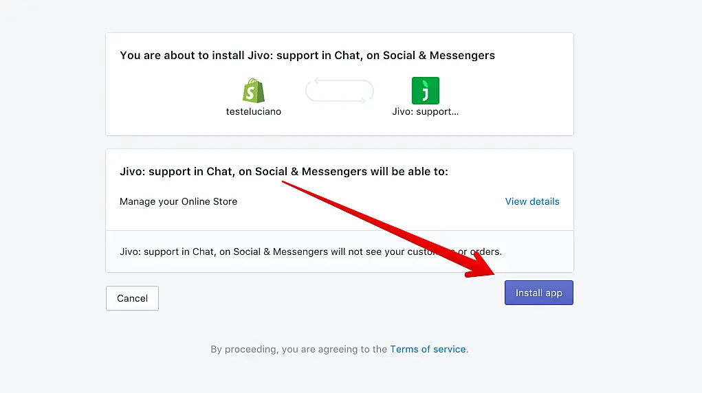 Instalar aplicativo JivoChat