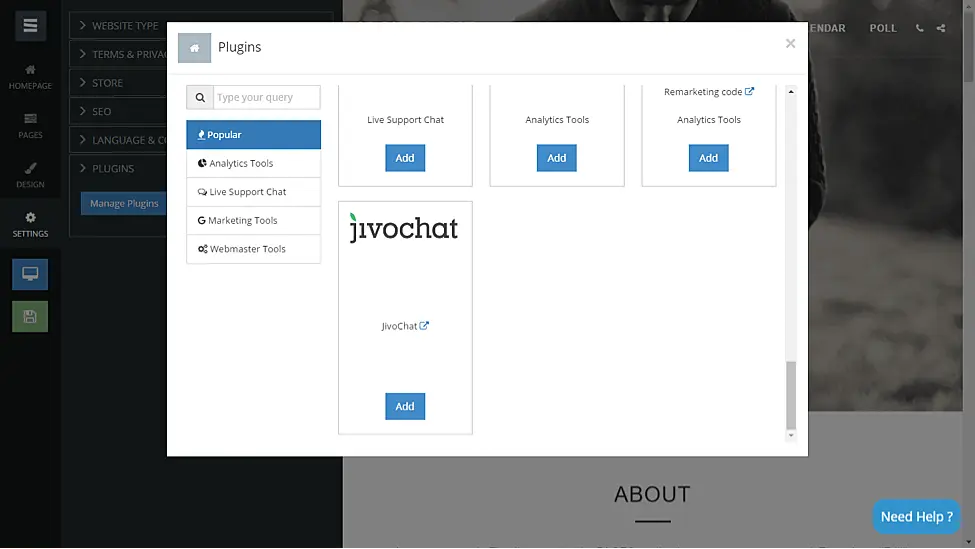 Install JivoChat