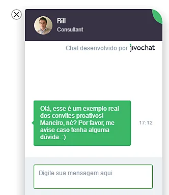 invitación proactiva en el chat para mejorar la atención