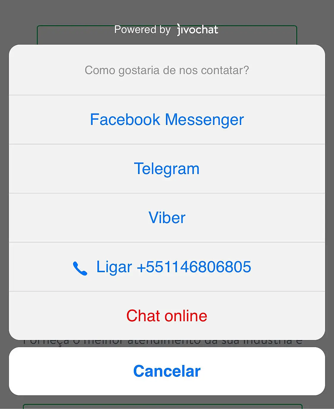 JivoChat Facebook