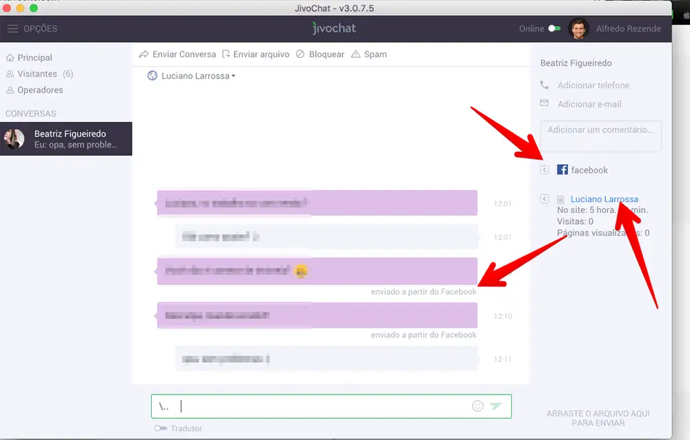 Facebook JivoChat