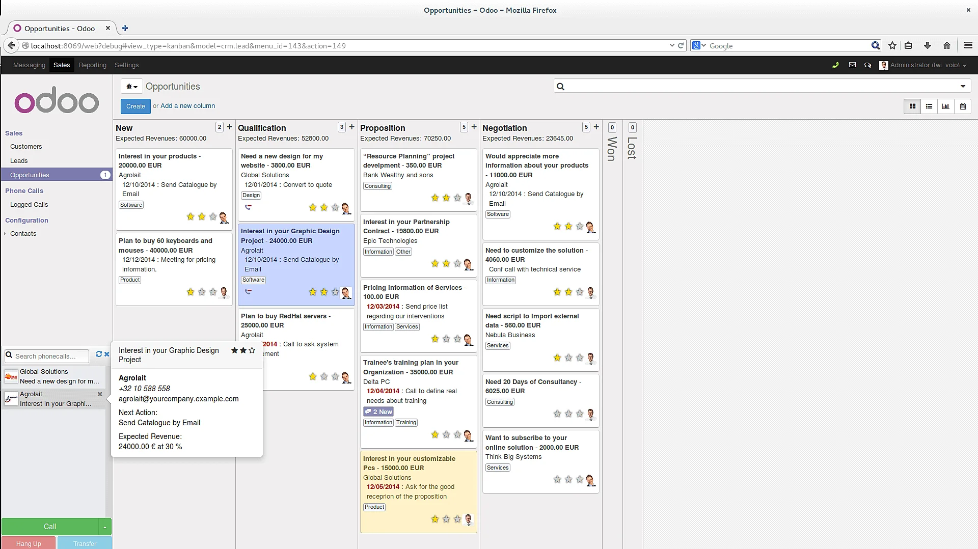 Odoo CRM