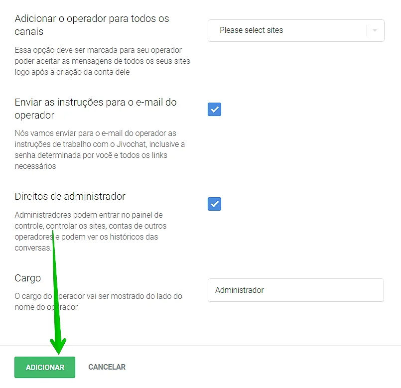 Adicionados