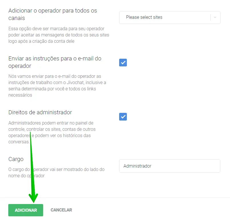 Adicionados