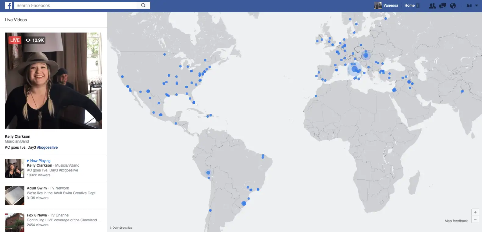 transmissoes ao vivo facebook