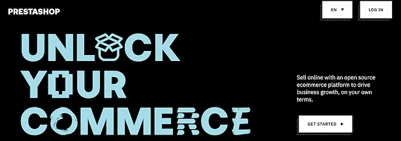 PrestaShop home page