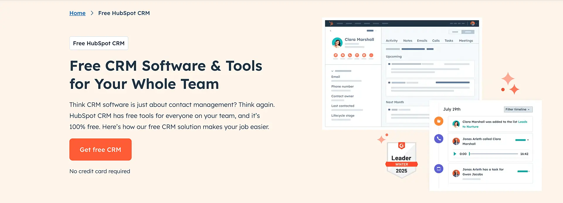 HubSpot website