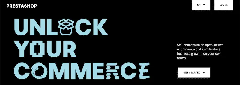 Prestashop home page