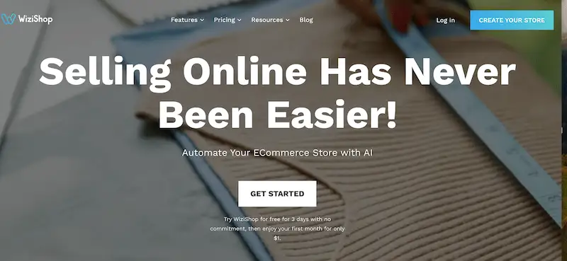 WiziShop website
