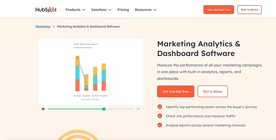 HubSpot website