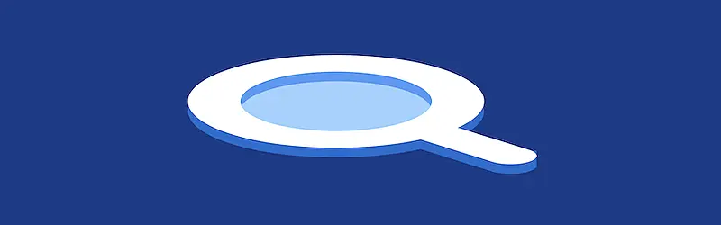 The image shows a magnifying glass