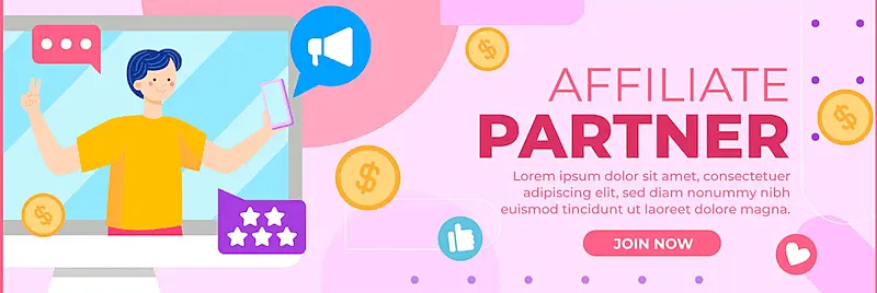 Affiliate Partner banner template