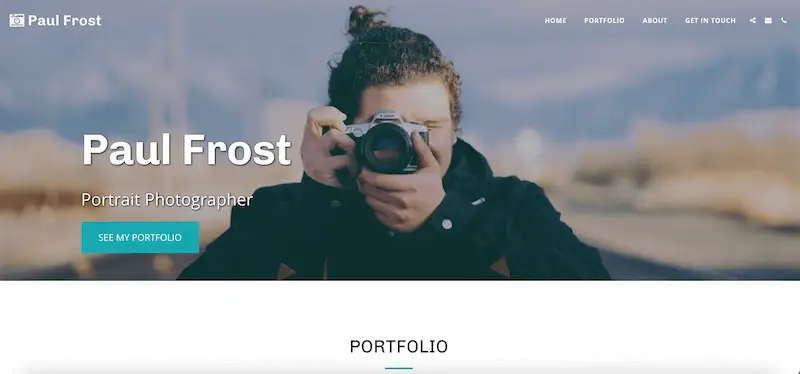 Free website templates - Paul Frost Paul Frost template
