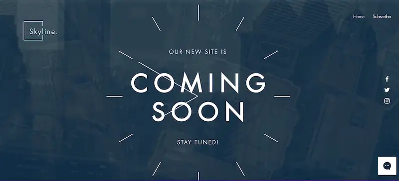 Free website templates - Wix landing page Wix coming soon landing page