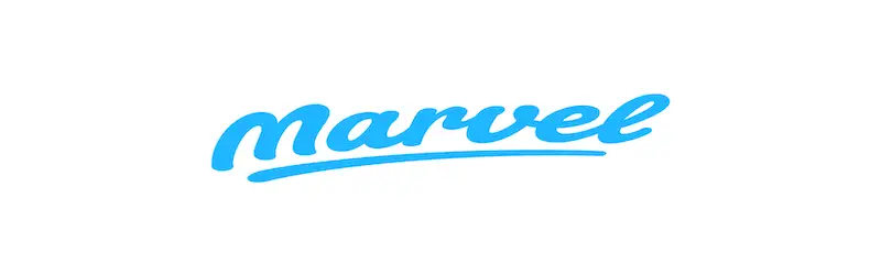 Marvel's logo.