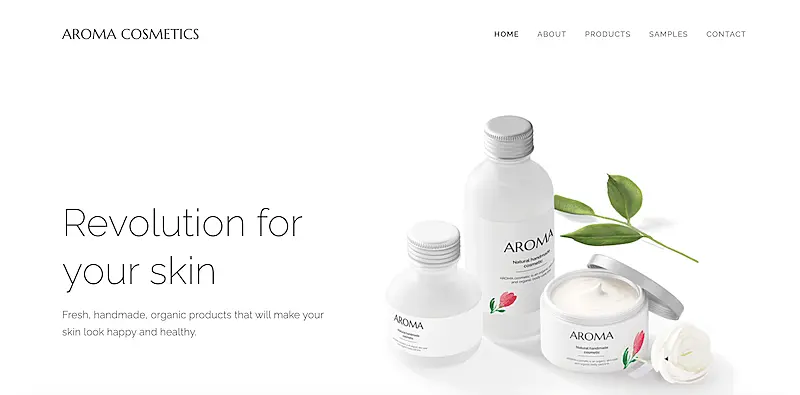Cosmetic Brand template