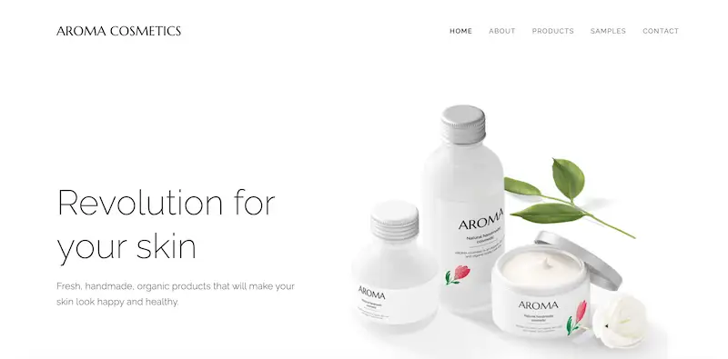 Cosmetic Brand template