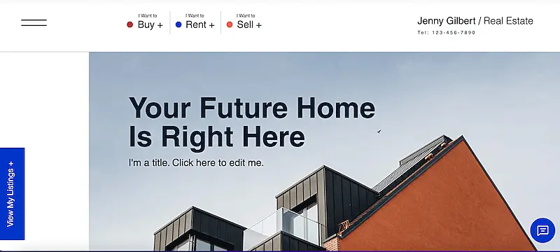 Real Estate Consultant template