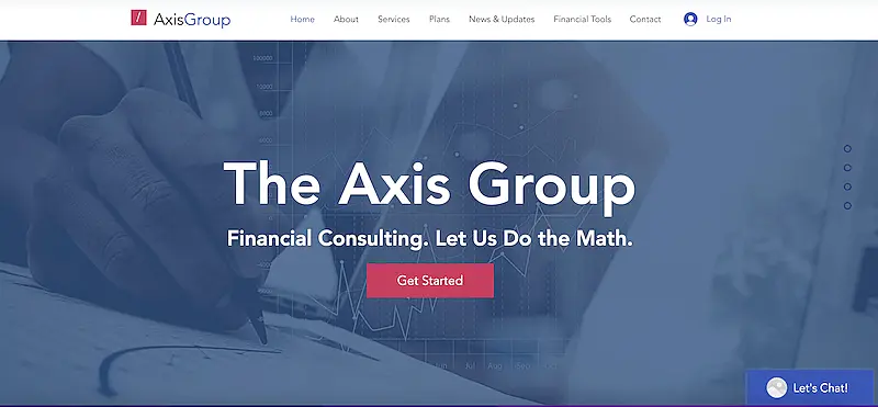 Financial Consulting Company template