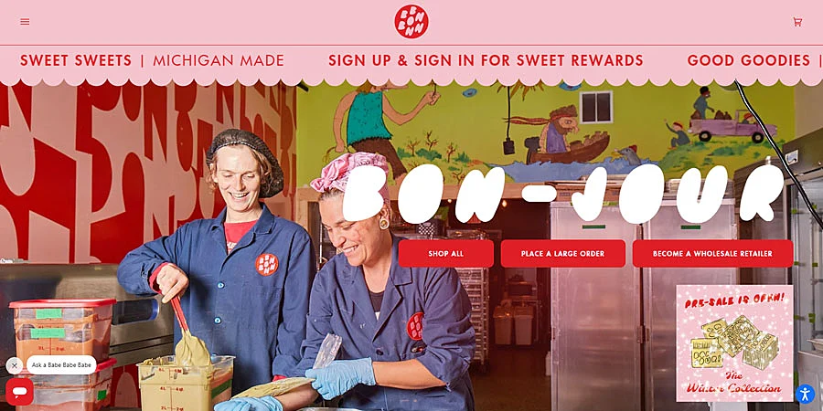 Bon Bon Bon home page