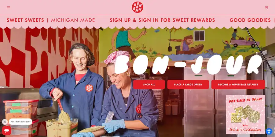 Bon Bon Bon home page