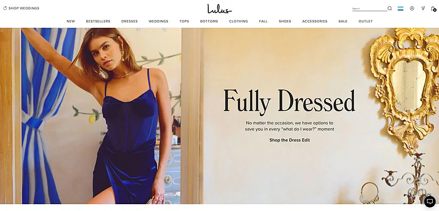 Lulus home page