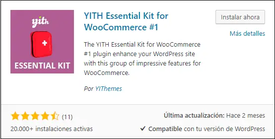 Yith Essential Kit para Woocommerce