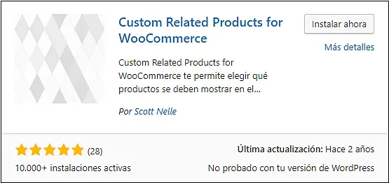 Plugin de Productos relacionados