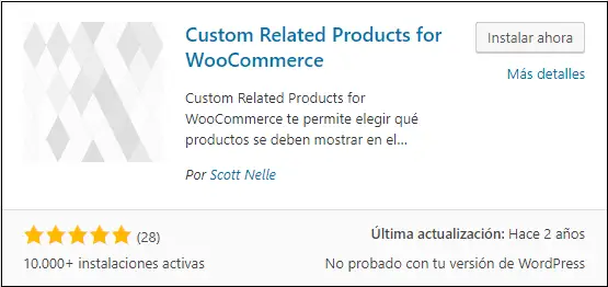 Plugin de Productos relacionados