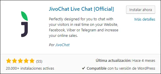 JivoChat para WooComerce