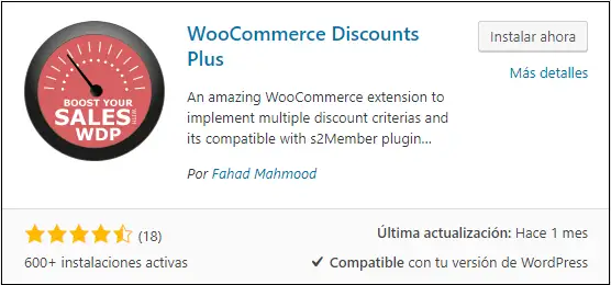 Plugin de descuento
