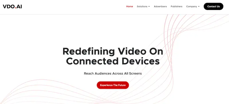 VDO.AI's home page
