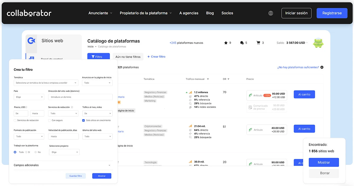 Mejores plataformas de para comprar enlaces SEO
