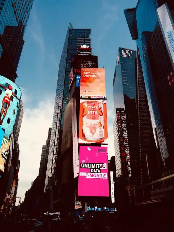 Times Square Digital Signages