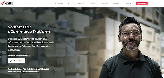 Yo!Kart home page screen