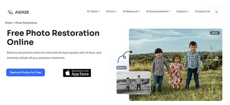 AIEASE Photo Restoration