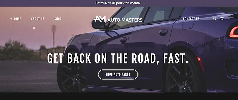 AutoMasters template