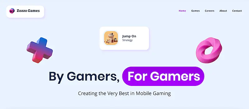 Gaming Company template