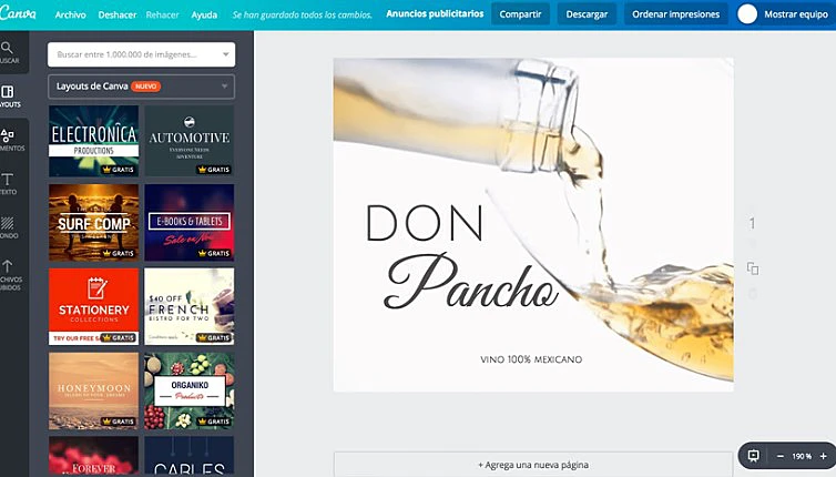 ejemplo de anuncios canva