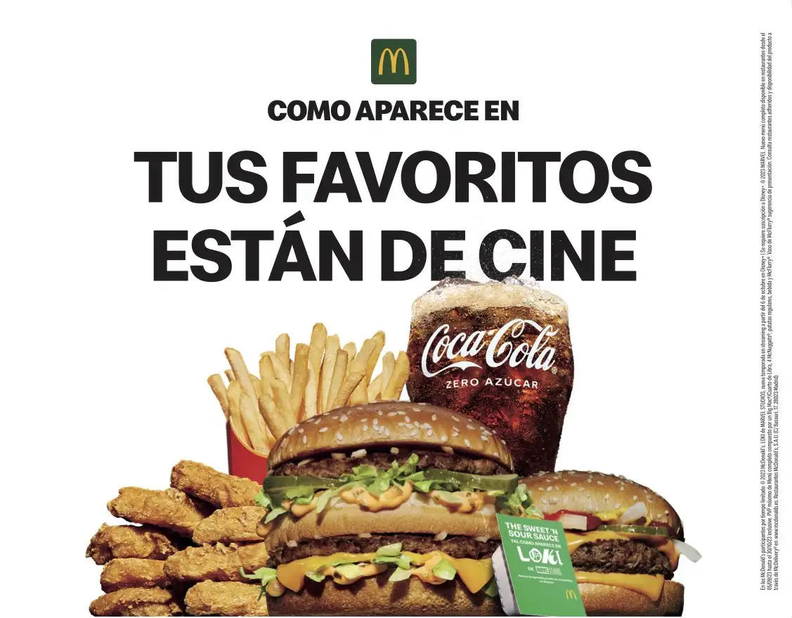 McDonalds ejemplo de anuncio