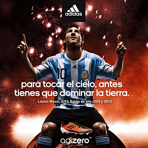 ejemplo de anuncio publicitario Adidas