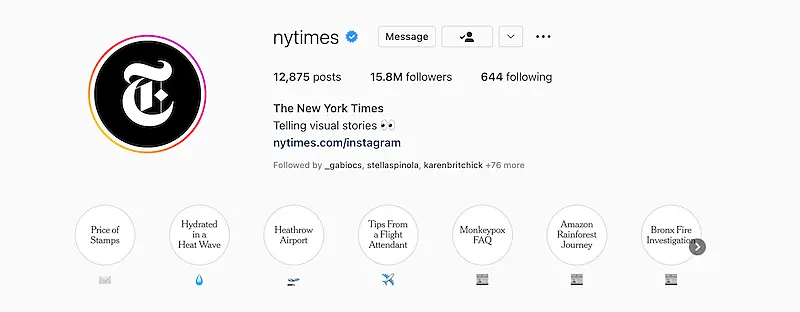 NY Times highlight covers