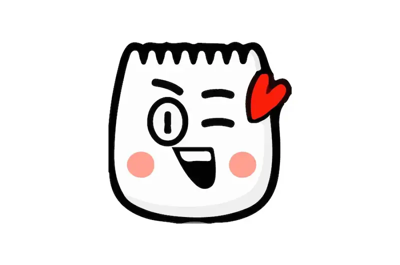 Blink TikTok emoji
