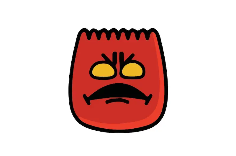 Rage TikTok emoji