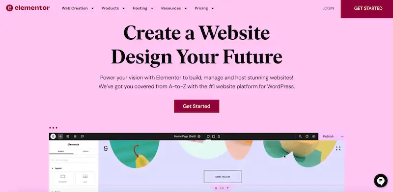 How to make a website - Elementor Elemento website