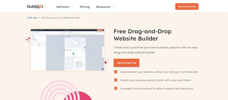 HubSpot website